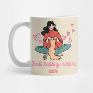 Best knitting mom ever Mug